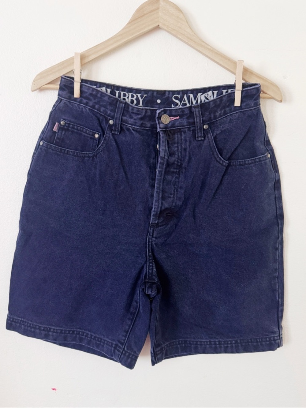 Sam & Libby vintage High-Rise Denim Shorts size 9/10